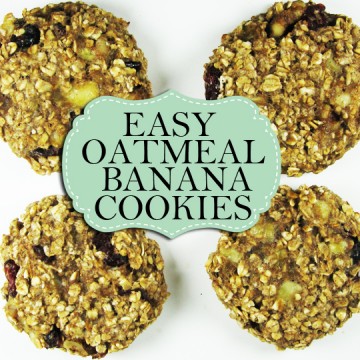 21 Day Fix Recipes: Oatmeal Banana Cookies