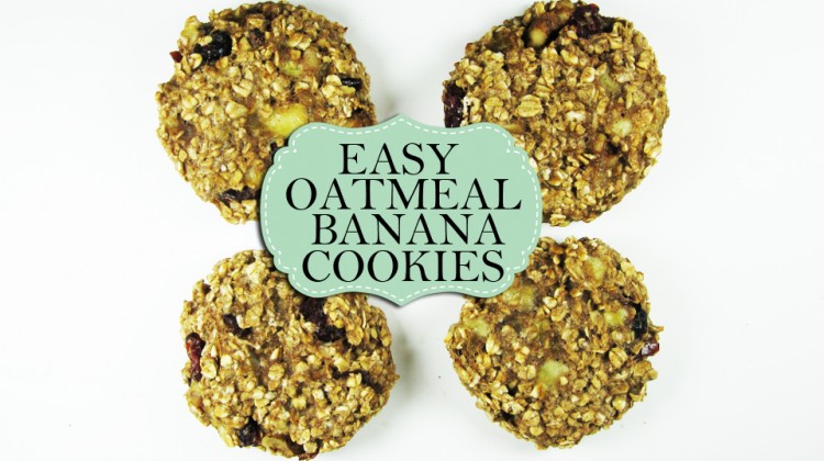 21 Day Fix Recipes: Oatmeal Banana Cookies
